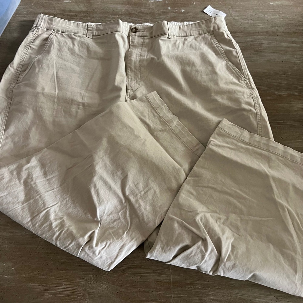 NWT Old Navy Womens XXL Mid-Rise OGC Barrel Chino Pants Tan A Stones Throw Baggy